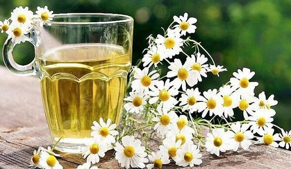 شاي البابونج مع التهاب البروستاتا